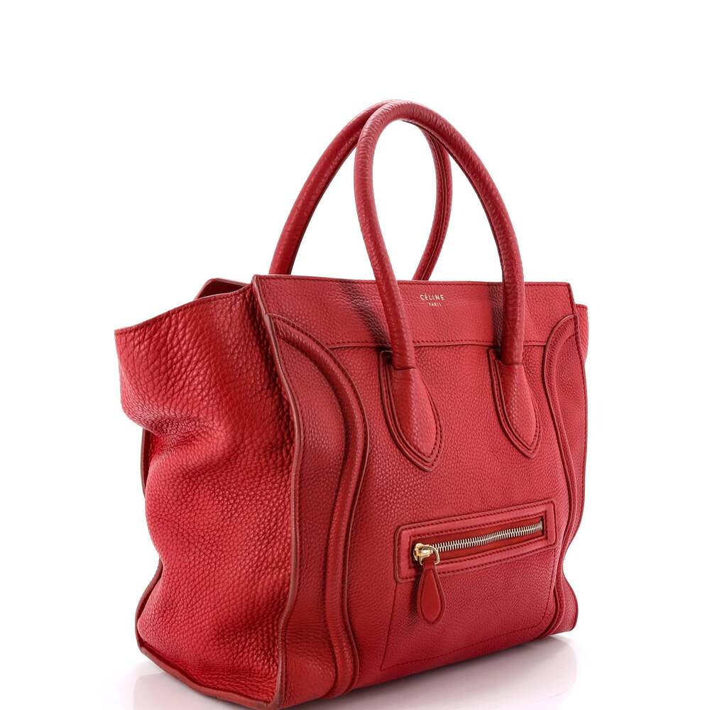 Celine Luggage Bag Grainy Leather Mini #233130C10B - Picture 2 of 7